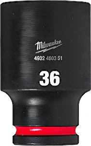 Nástrčný kľúč 1/2" Hex 36mm SHOCKWAVE predĺžený Milwaukee