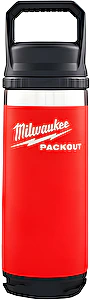 Packout™ fľaša 532 ml s vrchnákom - červená Milwaukee