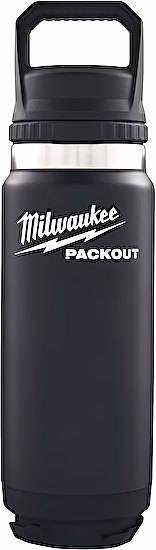 Packout™ fľaša 710 ml s vrchnákom - čierna Milwaukee