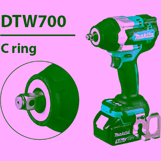 Akumulátorový rázový uťahovač DTW700Z Makita