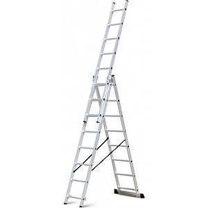 Rebrík hliníkový 3x10st 676cm ProCraft