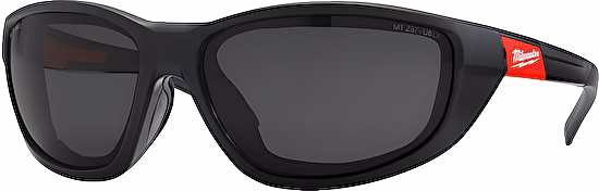 Ochranné okuliare PREMIUM s tesnením s tmavým sklom polarizované Milwaukee