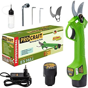 Aku nožnice na konáre ES16Li 16V 1x2Ah ProCraft