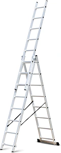 Rebrík hliníkový 3x7st 424cm ProCraft