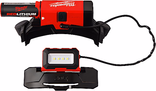 Čelová lampa BOLT™ s výkonom 600 lúmenov a USB nabíjaním L4BOLTHL-301 Milwaukee