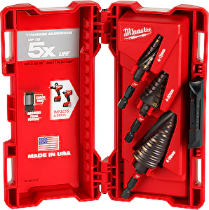Sada stupňovitých vrtákov SHOCKWAVE™ Impact Duty™ (3 kusy) Milwaukee