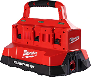 PACKOUT™ rýchlonabíjačka so šiestimi slotmi M18 PC6 Milwaukee