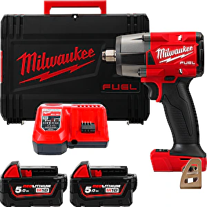 Aku rázový uťahovák 1/2" s poistným krúžkom M18FMTIW2F12-502X Milwaukee