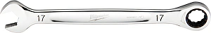 Račňový očkoplochý kľúč MAXBITE™ 17 mm - 1ks Milwaukee