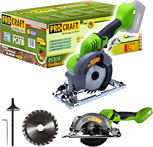 Aku kotúčová píla PCA18 bez aku a nabíjačky ProCraft