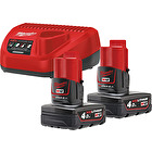 Set akumulátorov a nabíjačky Powerpack IN2 M12NRG-402 Milwaukee