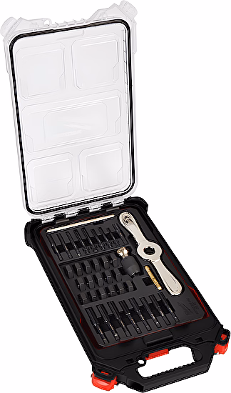Závitníky a očká M3 - M12 PACKOUT s rukoväťou Hex-LOK 2v1 Milwaukee