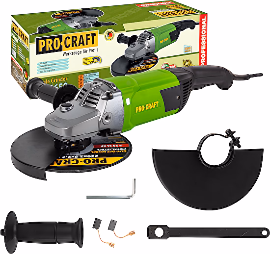 Uhlová brúska PW2650 230mm 2600W Procraft