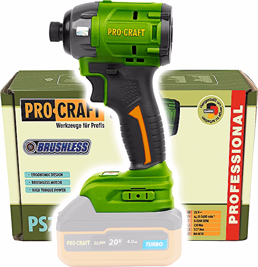 Aku rázový utahovák PS22bb Procraft