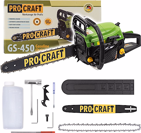 Benzínová reťazová píla GS-450 Procraft
