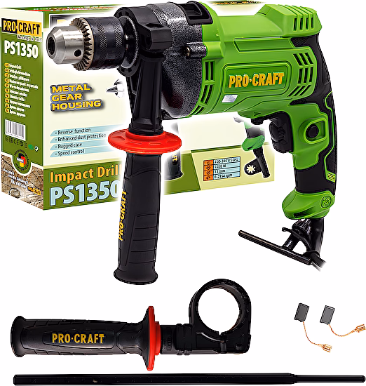 Príklepová vŕtačka 1050W PS1350 Procraft
